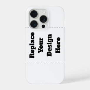 Create Your Own white iPhone 15 Pro Case