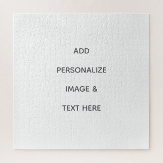 Create Your Own white Jigsaw Puzzle