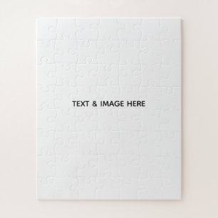 Create Your Own white Jigsaw Puzzle