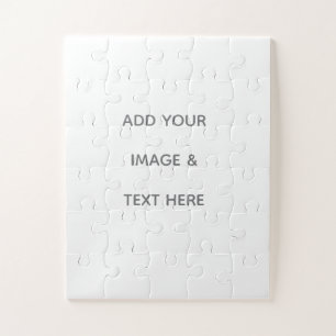 Create Your Own white  Jigsaw Puzzle
