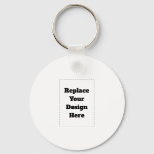Create Your Own white  Key Ring