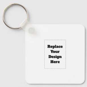 Create Your Own white Key Ring