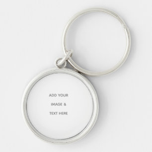 Create Your Own white Key Ring