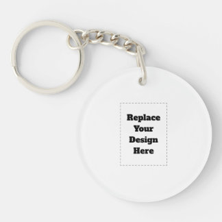 Create Your Own white Key Ring