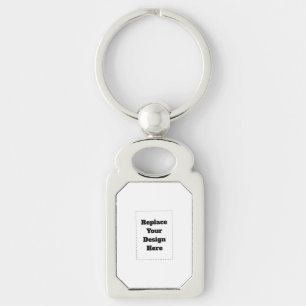Create Your Own white  Key Ring