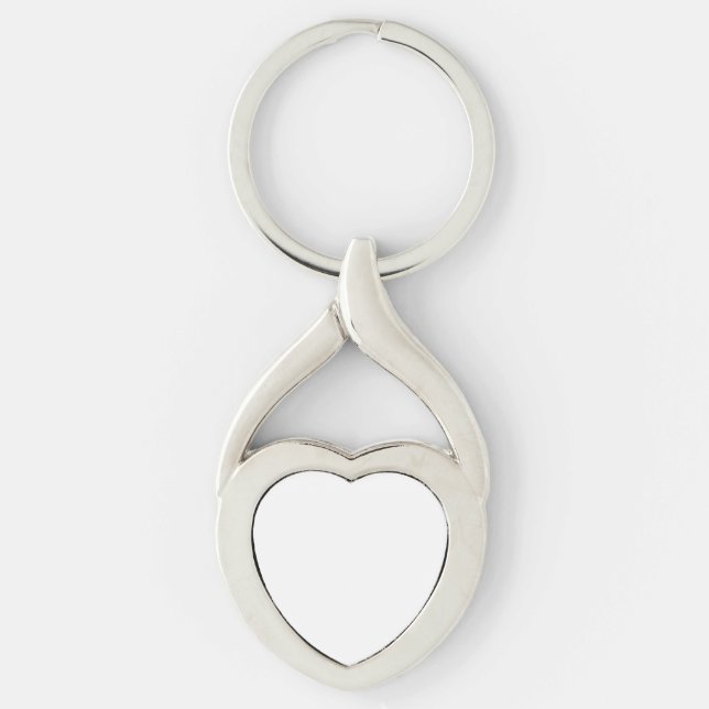 Create Your Own white  Key Ring (Front)