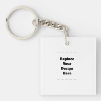 Create Your Own white Key Ring