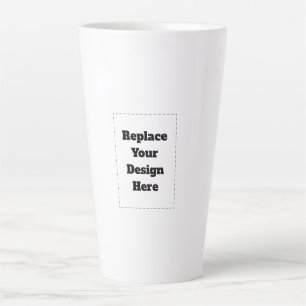 Create Your Own white  Latte Mug