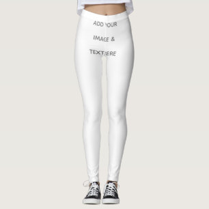 Create Your Own white Leggings