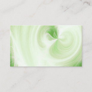 Create Your Own White Light Swirls - Lime Green Business Card