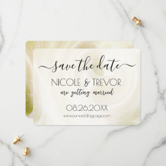 Create Your Own - White Light Swirls Save The Date