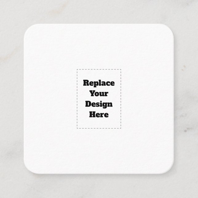 Create Your Own white  Loyalty Card (Front)