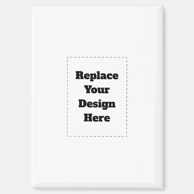 Create Your Own white  Magnet (Front)