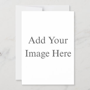 Create Your Own white Magnetic Invitation