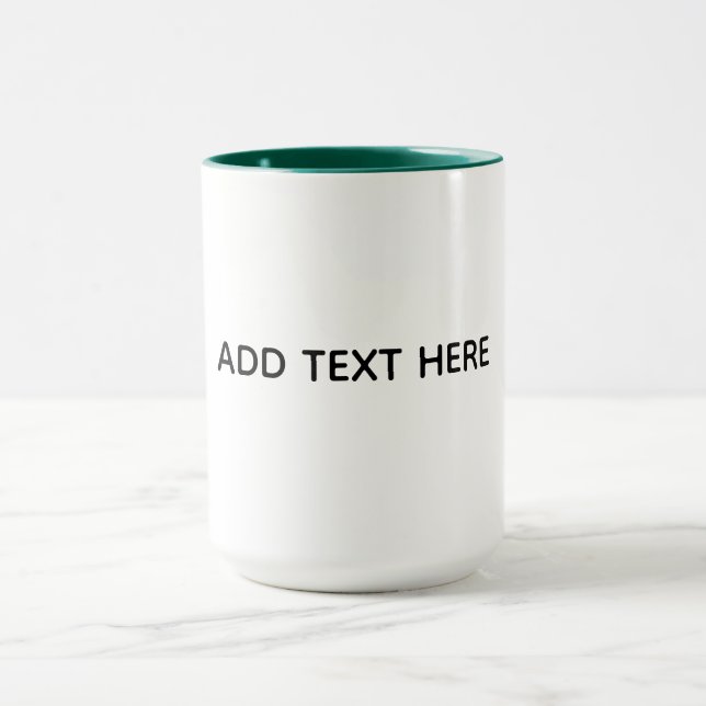 Create Your Own White  Mug (Center)