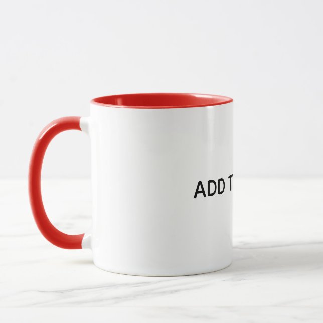 Create Your Own White  Mug (Left)