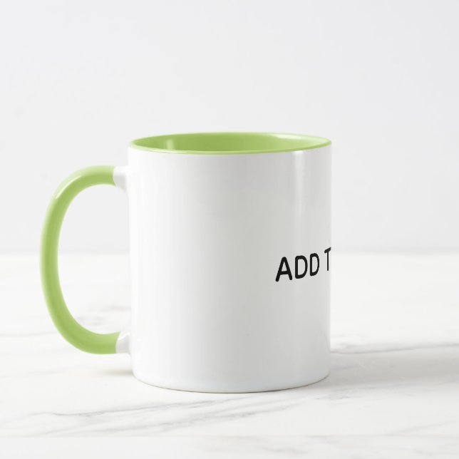 Create Your Own White  Mug (Left)