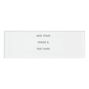 Create Your Own white Name Tag