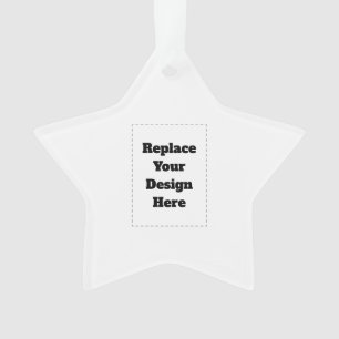 Create Your Own white  Ornament