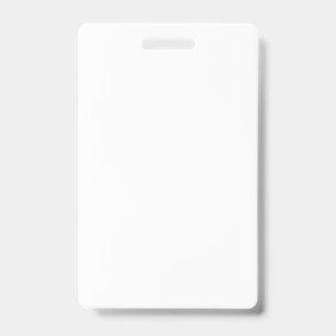 Create your own white personalizable ID badge