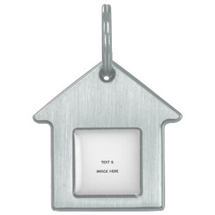 Create Your Own white Pet ID Tag