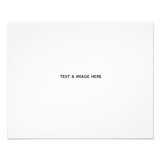 Create Your Own white Photo Print