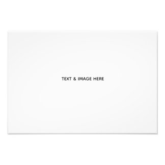 Create Your Own white Photo Print