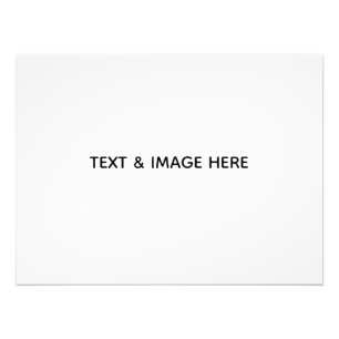 Create Your Own white Photo Print