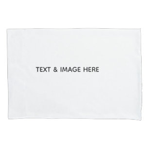 Create Your Own white Pillowcase