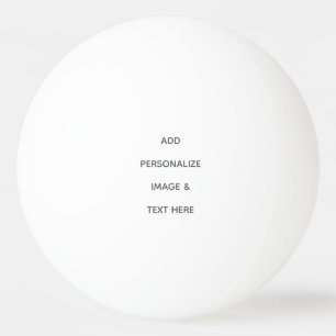 Create Your Own white Ping Pong Ball