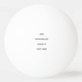Create Your Own white Ping Pong Ball