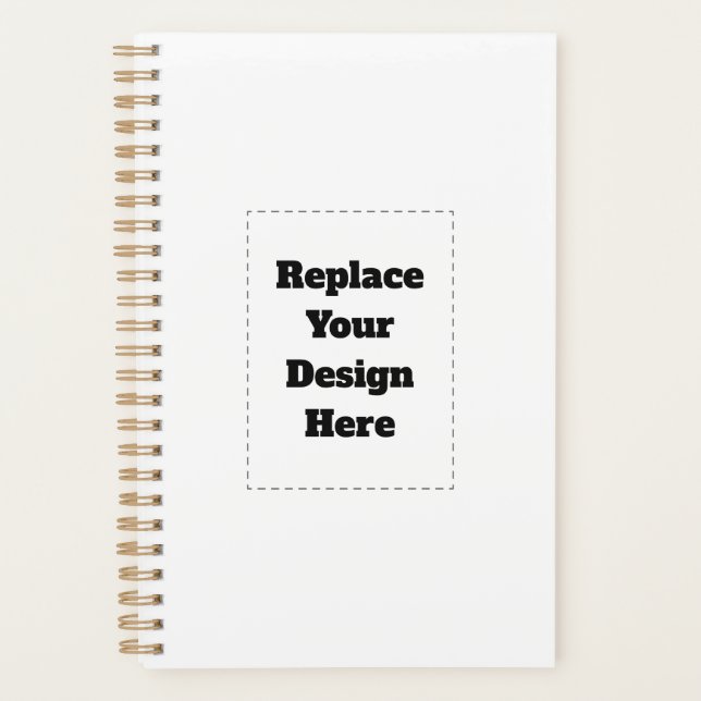 Create Your Own white  Planner (Front)