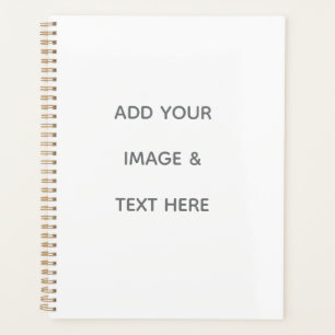 Create Your Own white Planner