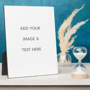 Create Your Own white  Plaque