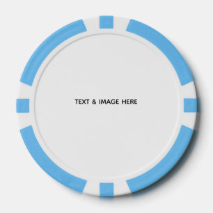 Create Your Own white Poker Chips