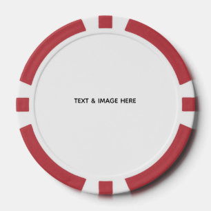 Create Your Own white Poker Chips