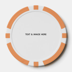 Create Your Own white Poker Chips