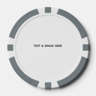 Create Your Own white Poker Chips