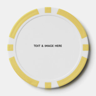 Create Your Own white Poker Chips
