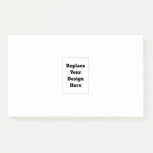 Create Your Own white Post-it Notes