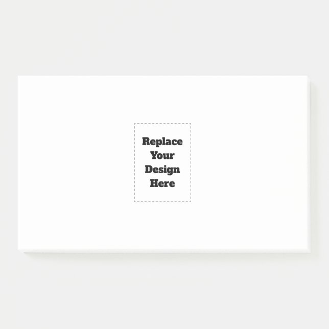 Create Your Own white  Post-it Notes (Front)