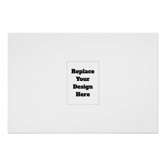 Create Your Own white  Poster