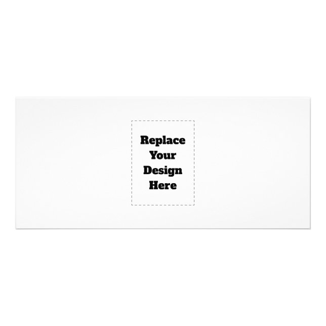 Create Your Own white  Rack Card (Front)