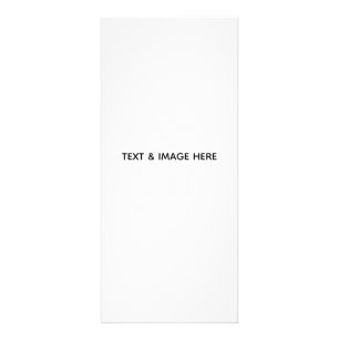 Create Your Own white Rack Card