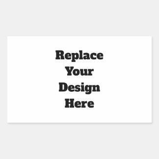 Create Your Own white Rectangular Sticker