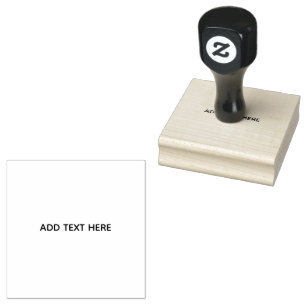 Create Your Own White Rubber Stamp