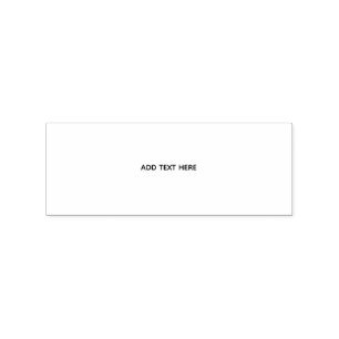 Create Your Own White Rubber Stamp