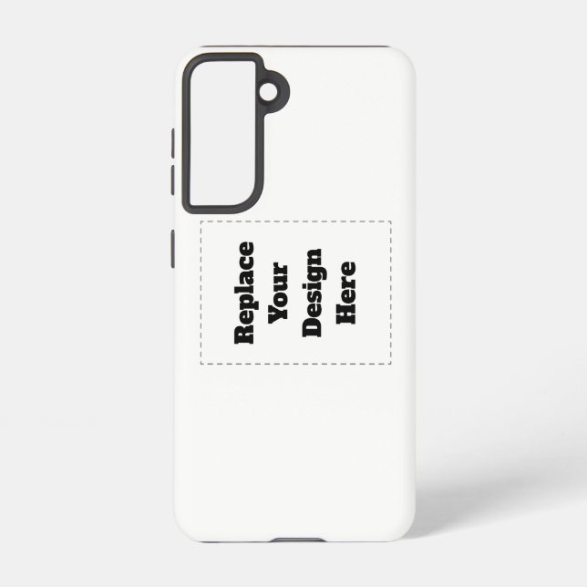 Create Your Own white  Samsung Galaxy S21 Case (Back)