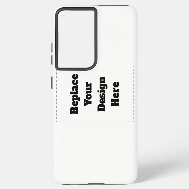 Create Your Own white  Samsung Galaxy S21+ Case (Back)