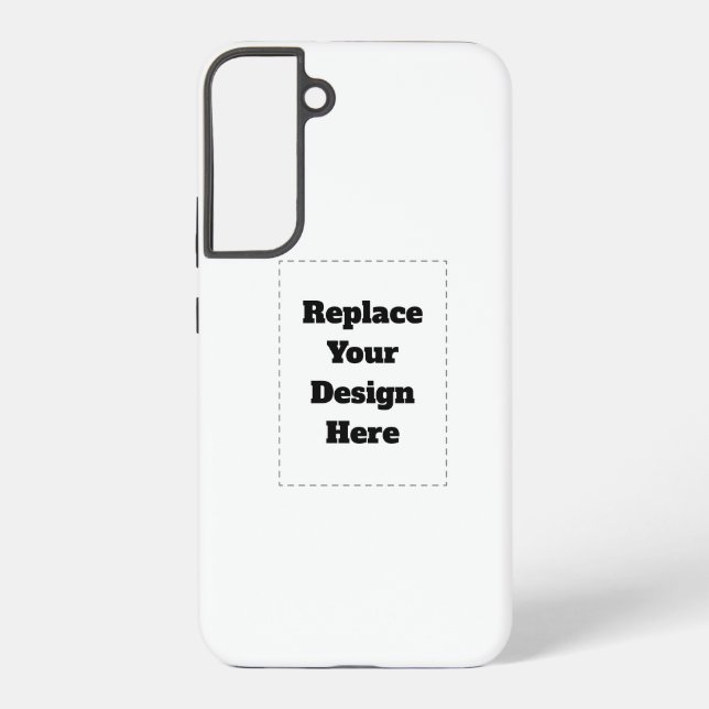 Create Your Own white  Samsung Galaxy S22+ Case (Back)